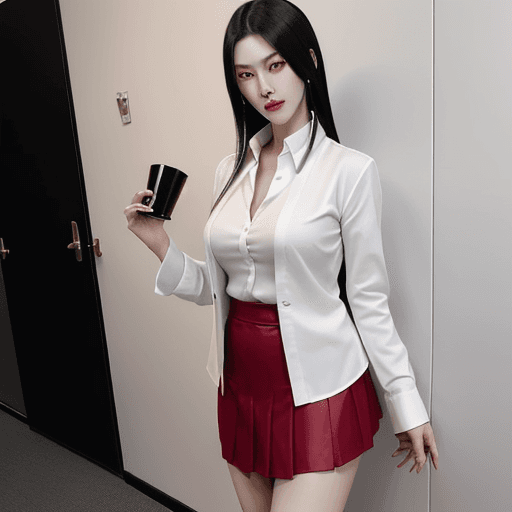 AI generated: Akuno Himajima, a captivating figure, is characterized by her seductive elegance and unwavering loya...