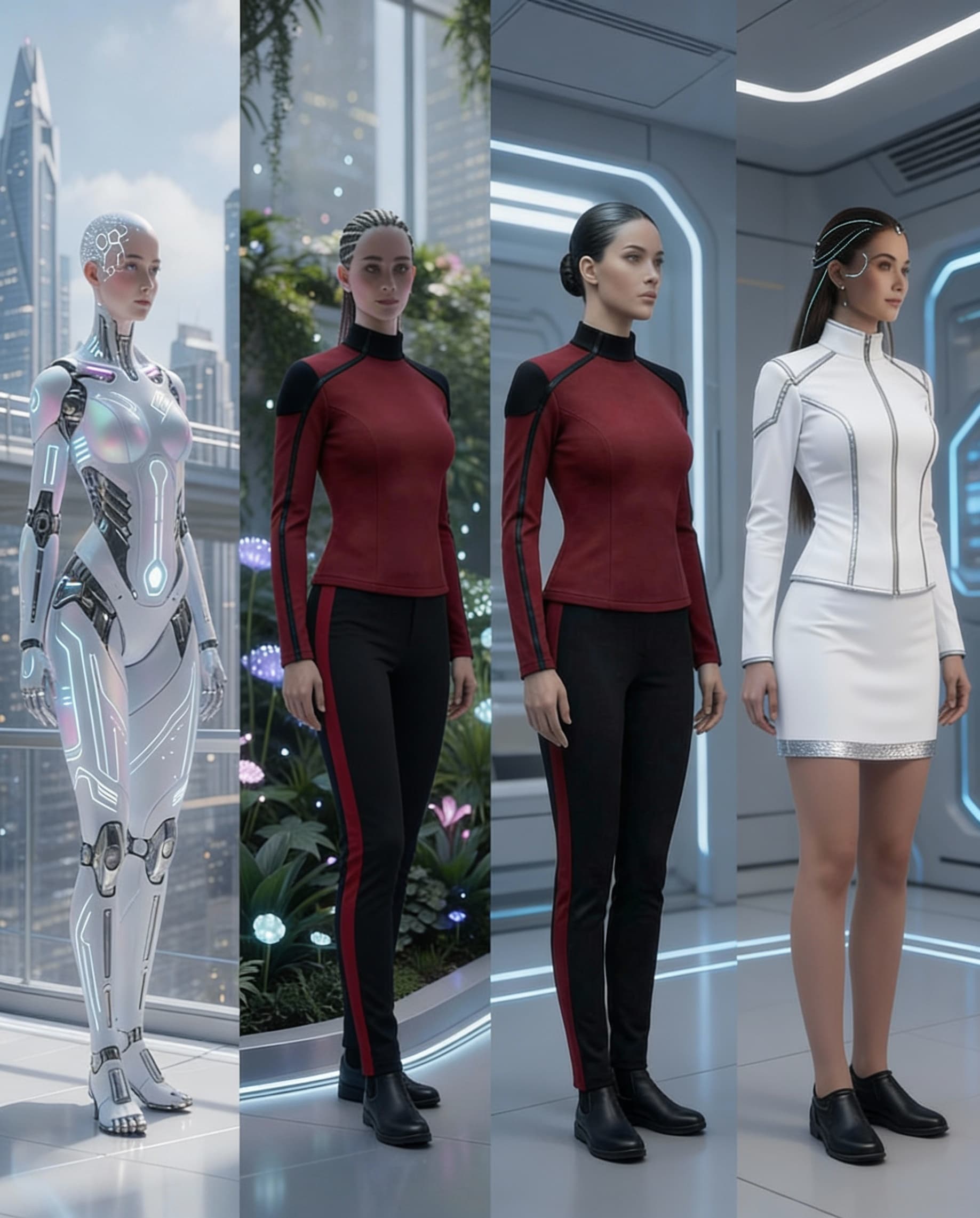 AI generated: Create Sci-Fi images. Recruitment Images for the Galaxial Vora’di Universal Academia and the Galaxia...