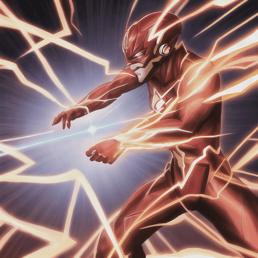 AI generated: The flash com capuz vermelho