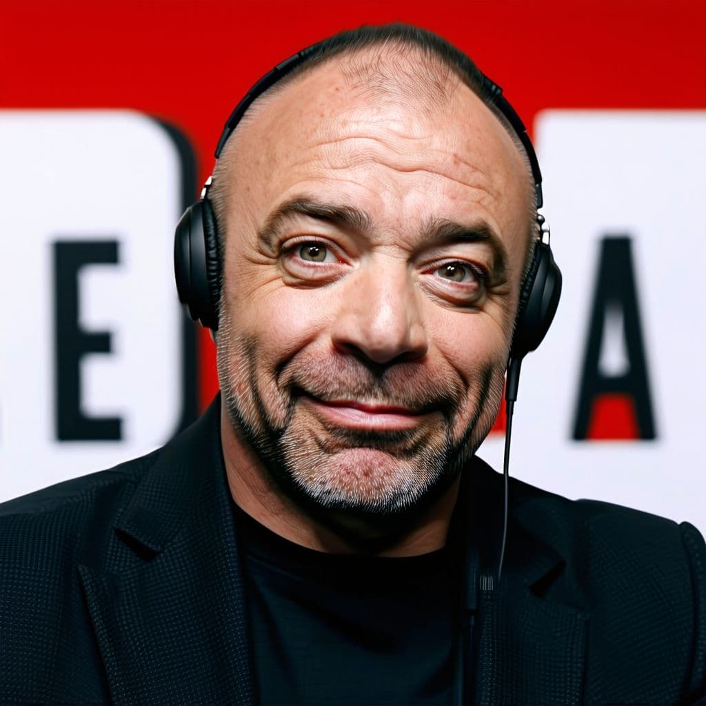 AI generated: joe rogan podcast, devil is a guest, time