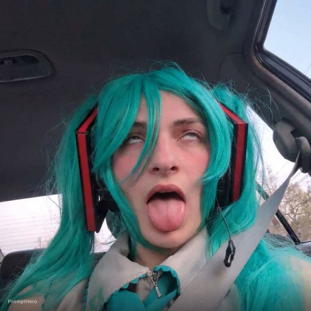 AI generated: Aheago face