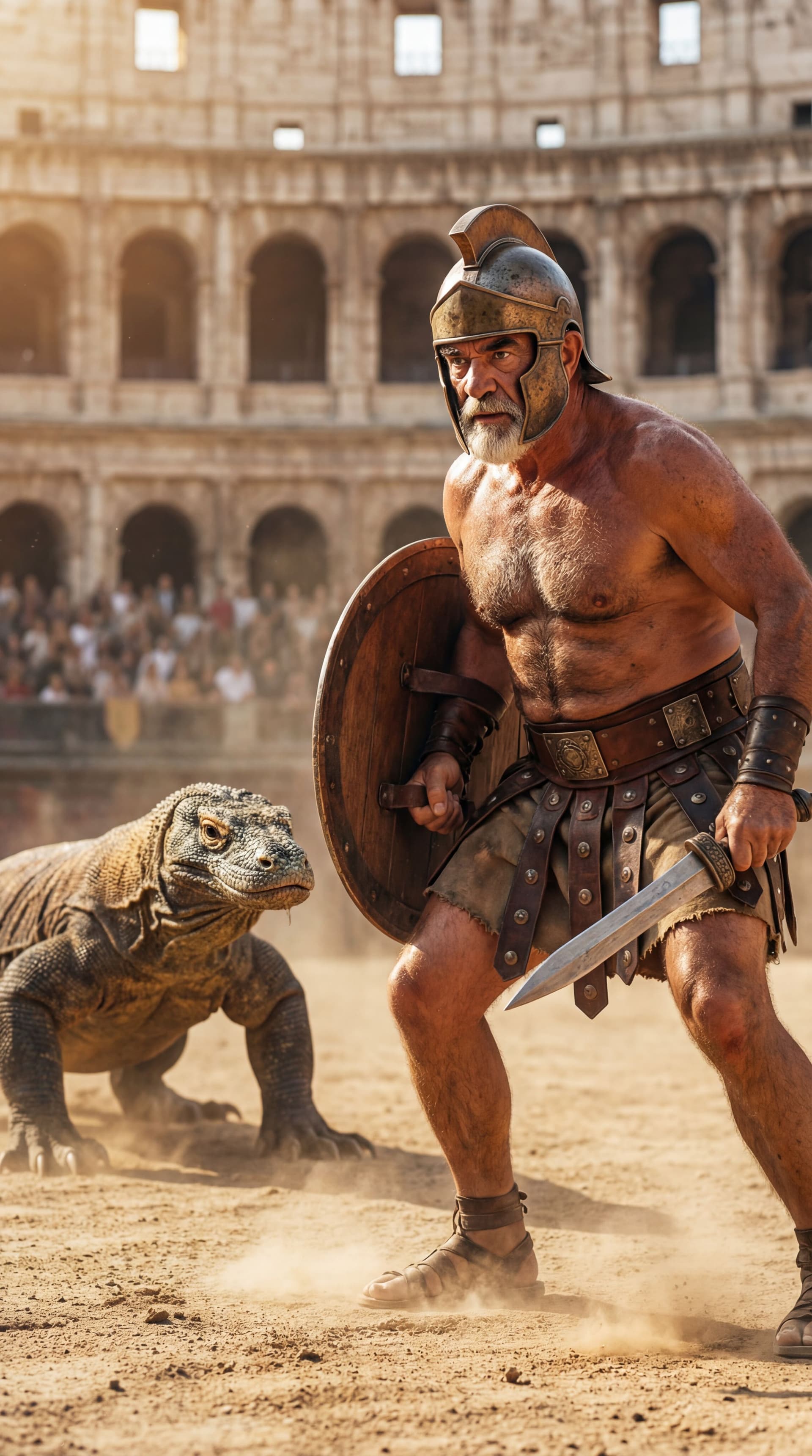 AI generated: ULTRA-REALISTIC CINEMATIC ACTION PHOTOGRAPH (vertical poster 9:16).
Looks like a real professional f...