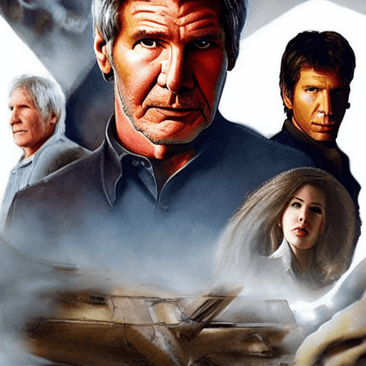 AI generated: HARRISON FORD, highly detailed, hyper-realistic masterpiece, character design, volumetric lighting, ...