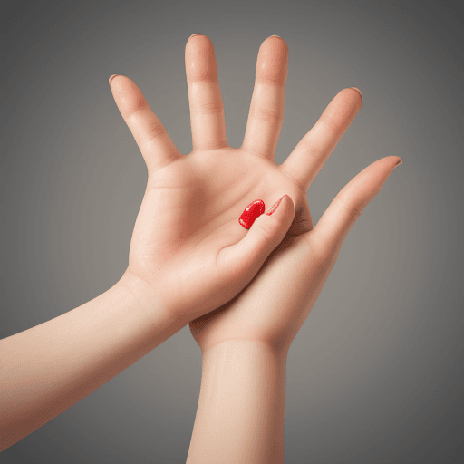 AI generated: hand with five fingers