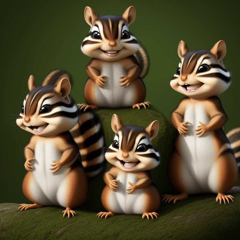 AI generated: chipmunks of doom