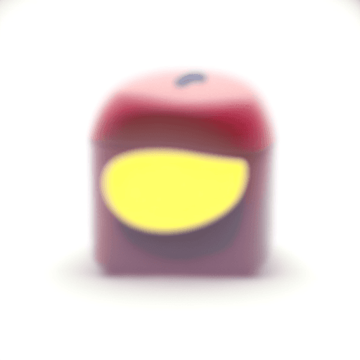 AI generated: A 3d Goofy looking 3d emoji hitting the Griddy on a white background