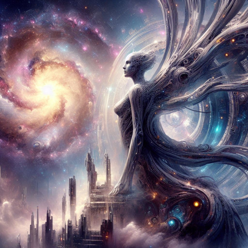 AI generated: a beautiful science fiction picture,photorealistic,mystical,breathtaking,greg rutkowski,epic,Jean an...