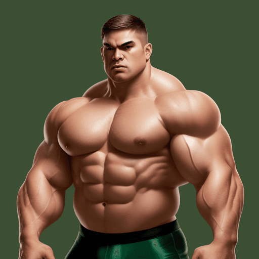 AI generated: make me a muscle man hero
