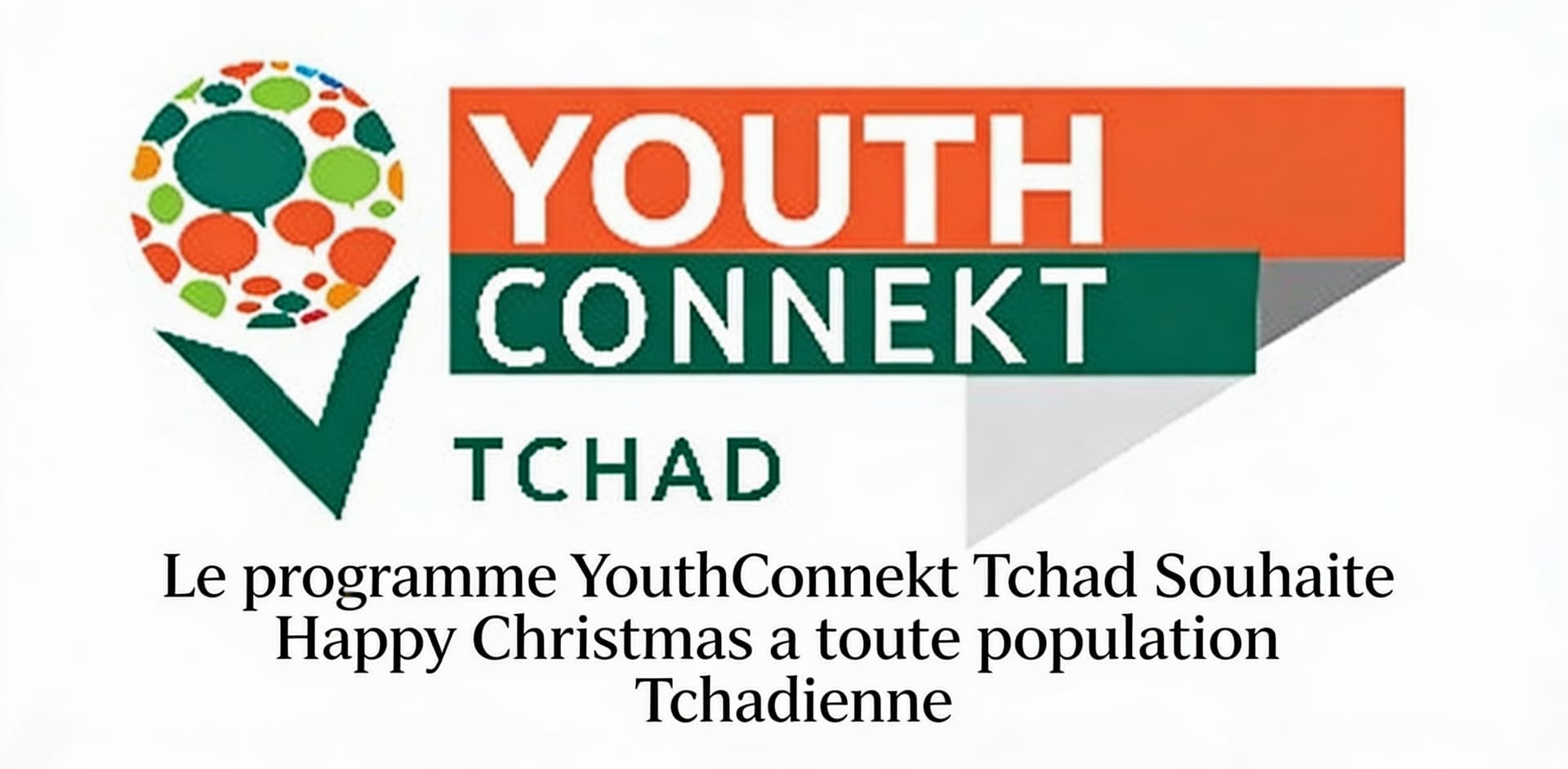AI generated: Le programme YouthConnekt Tchad Souhaite Happy Christmas a toute population Tchadienne 