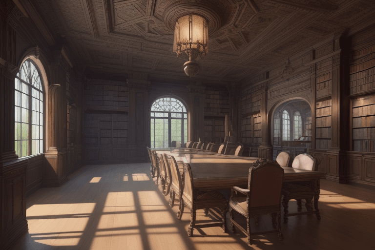 AI generated: High resolution photography, library, AI, 
8k, intricate detail, photorealistic, realistic light, wi...
