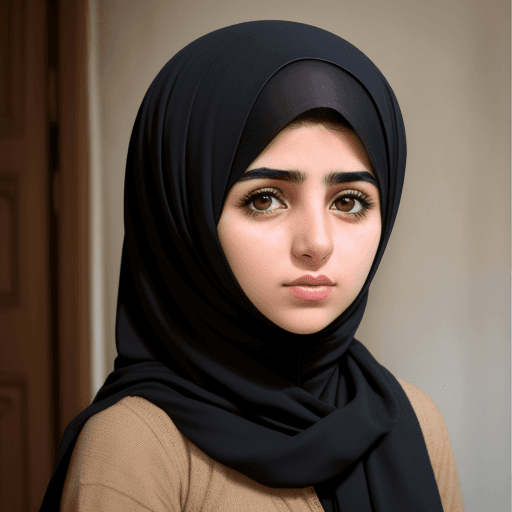 AI generated: a iranian girl