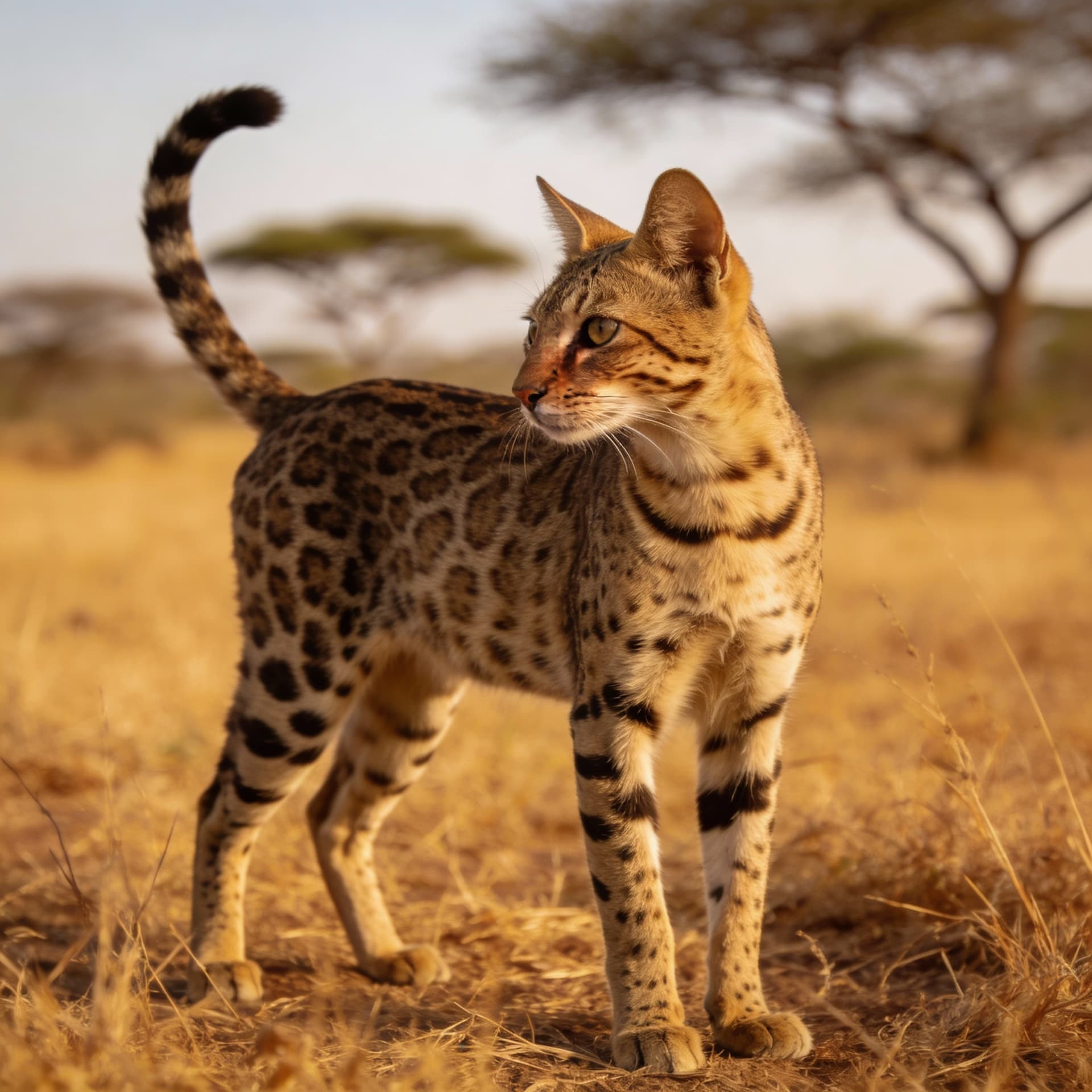 AI generated: savannah cat