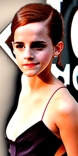 AI generated: Emma watson sucking her own boobs