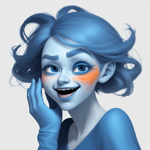 AI generated: Design the character of a man with human features on her face expressions of surprise and surprise a...