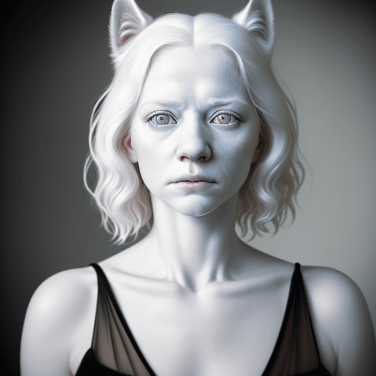 AI generated: (hyperrealism : 1. 4), (award winning: 1. 4) (masterpiece photo: 1. 4) BREAK 
a portrait photography...
