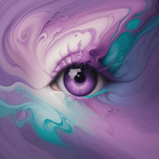 AI generated: abstract envision an that captures the eye of a dreamer, where the colors transcend reality, incorpo...