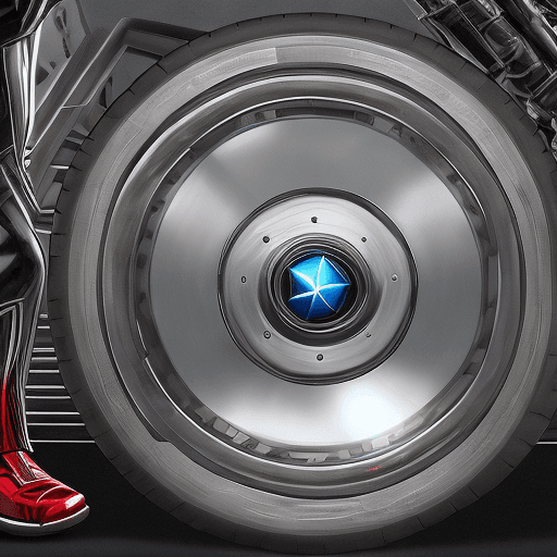 AI generated: Ultra realistic, black widow, avengers, boots, pedal pumping