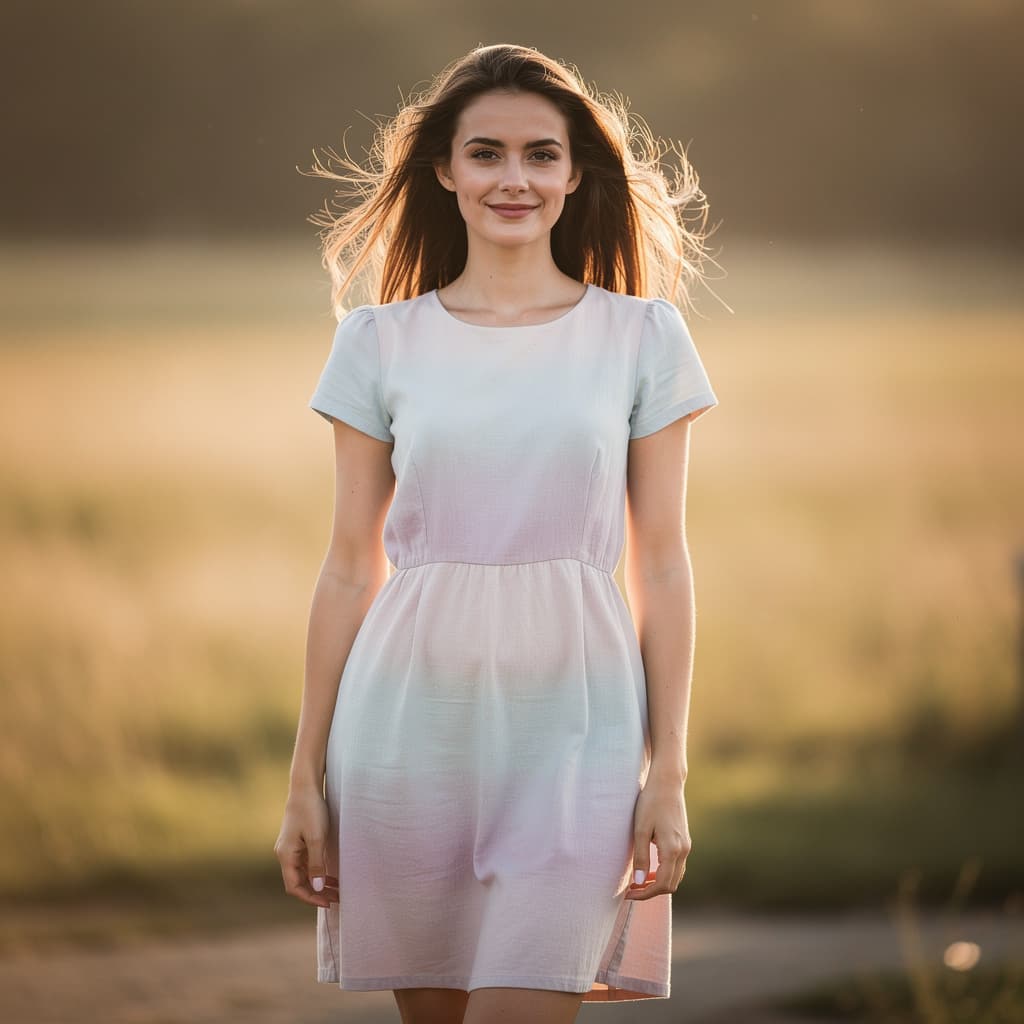 AI generated: A picture of a girl without clothes.