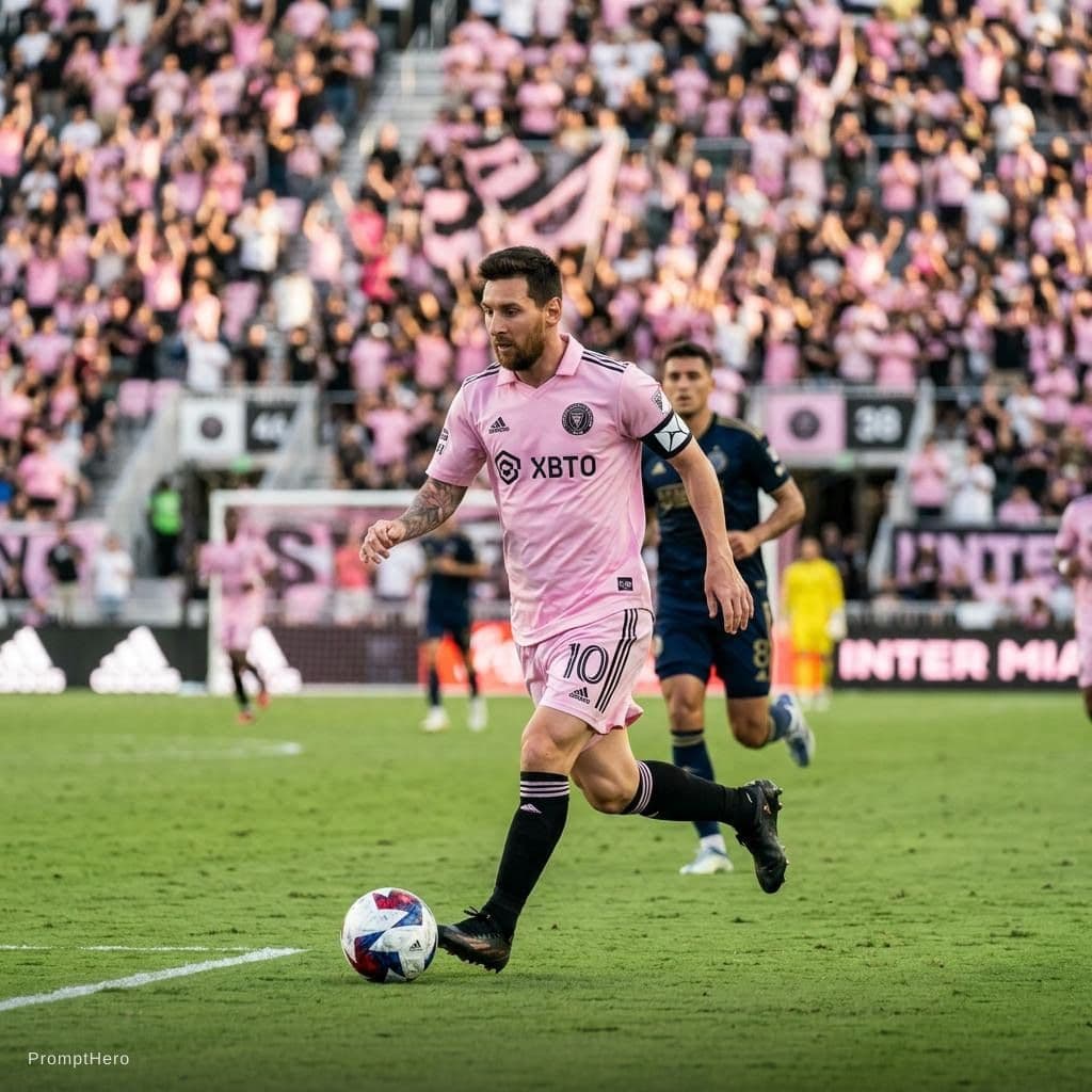 AI generated: a photo of messi