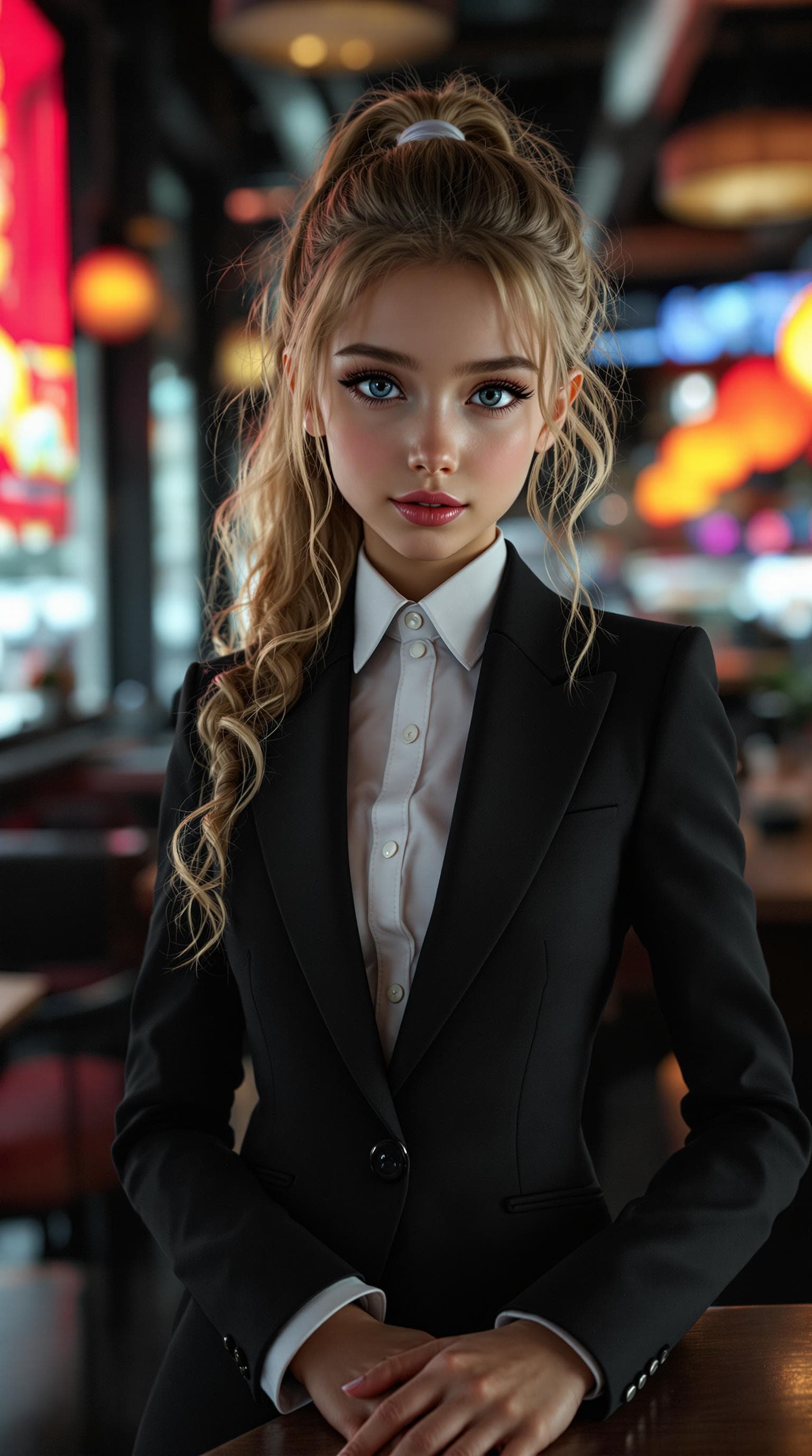 AI generated: a professional photo of a exceptionally beautiful girl in the world (age 11), (eleven year old) U.S....