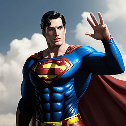 AI generated: Superman  mandando un mensaje de saludo  buenos dias 