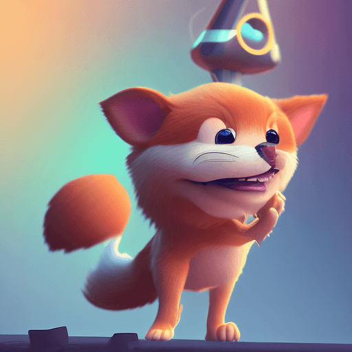 AI generated: furry, anthro, full body, isometric, 3d, cute, Little adorable chibi graphics, disney pixar Style, c...