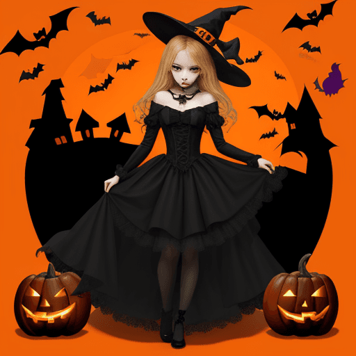 AI generated: Halloween --ar 68:128 --stylize 750 --v 5.2