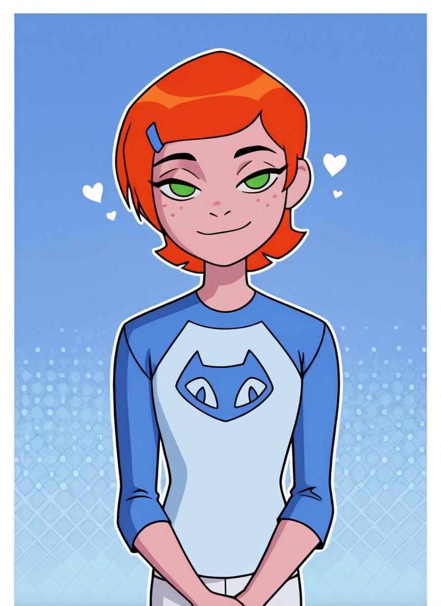 Gwen Tennyson Omniverse Flashback -- Ben 10 Omniverse Illust+1.5