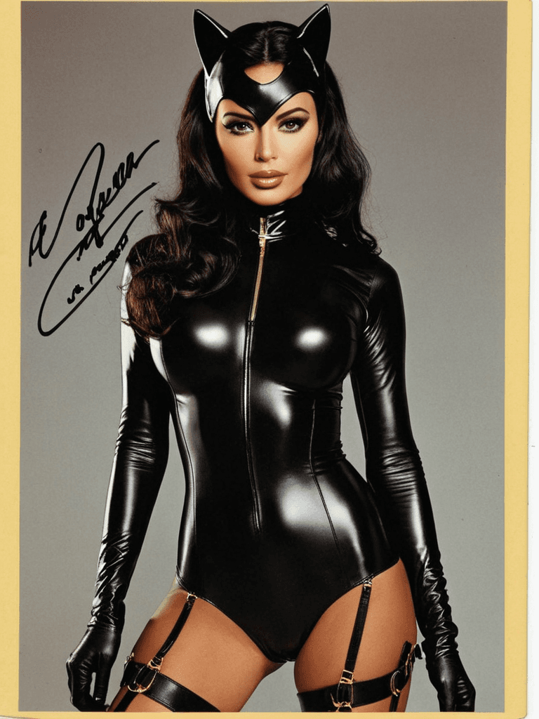 AI generated: catwoman promo shot