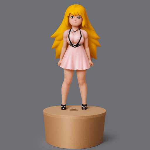 AI generated: Mini giantess 