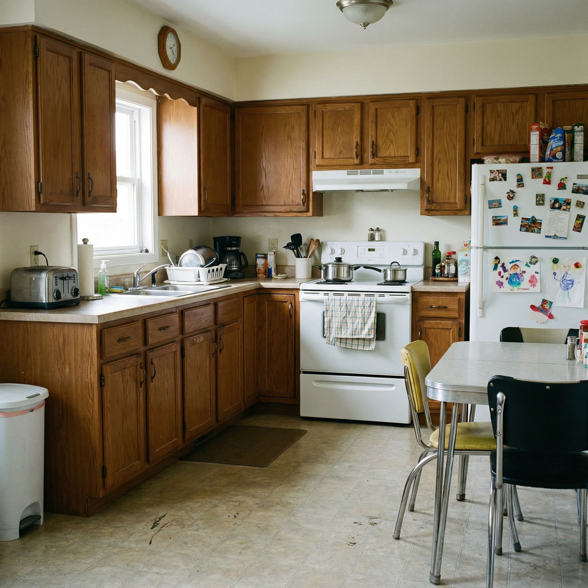 AI generated: Generate a normal kitchen no luxury