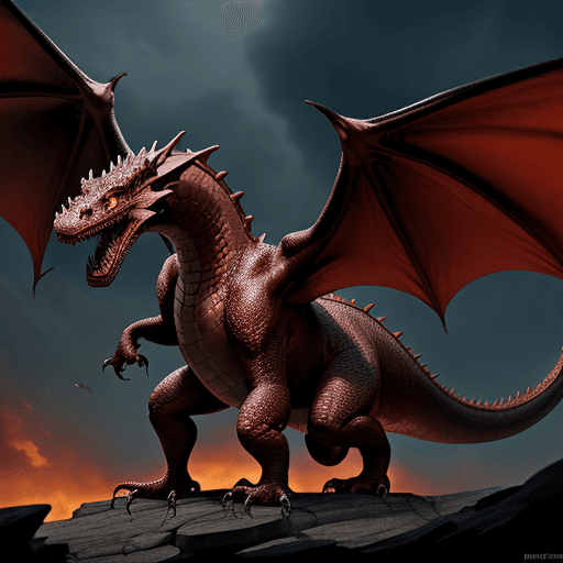 AI generated: drogon the dragon 