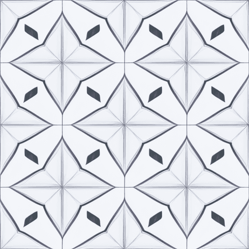 AI generated: create a seamless repeating geometric pattern in colors white background