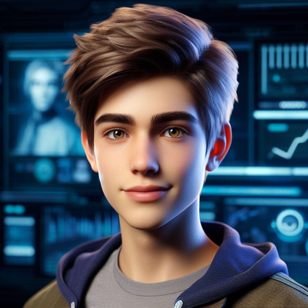 AI generated: a realistic AI human boy