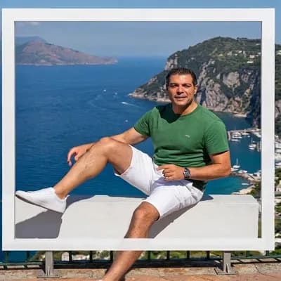 AI generated video: using the uploaded picture and generate a video of 20 seconds. man in the picture will be standing o...