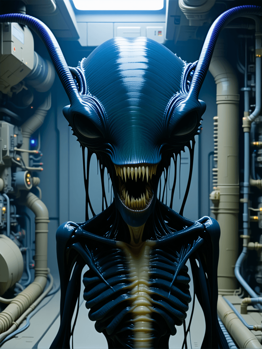AI generated: Random weird, science fiction, disturbing image, strange, never been seen before