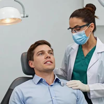 AI generated video: Dentist