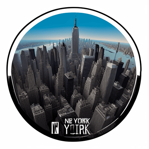AI generated: logo para Instagram de new york y el tiempo en esta ciudad
