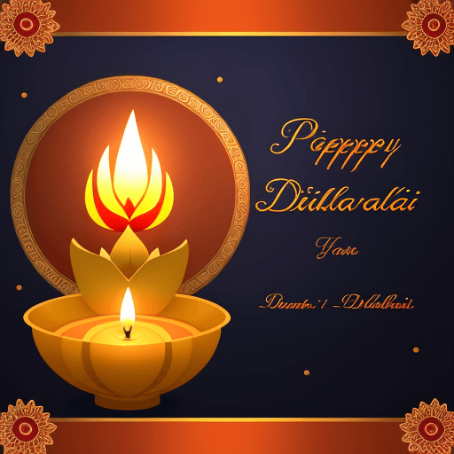AI generated: Please generate a beautiful Diwali wishes theme image background and no human