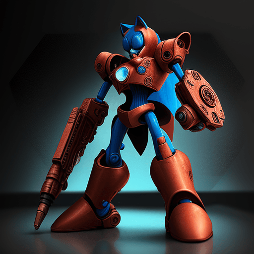 AI generated: Rusty Rose sonic prime