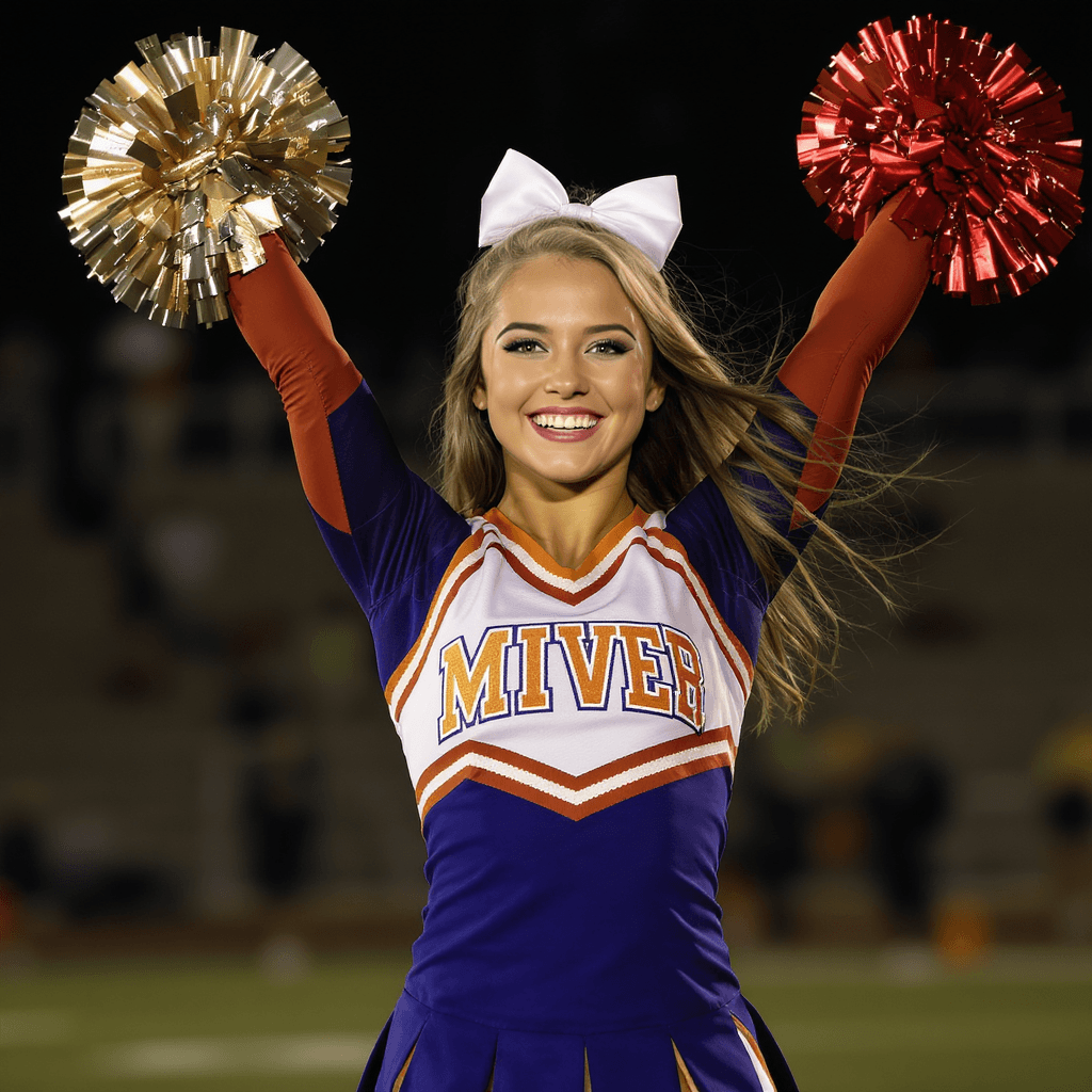 AI generated: cheerleader