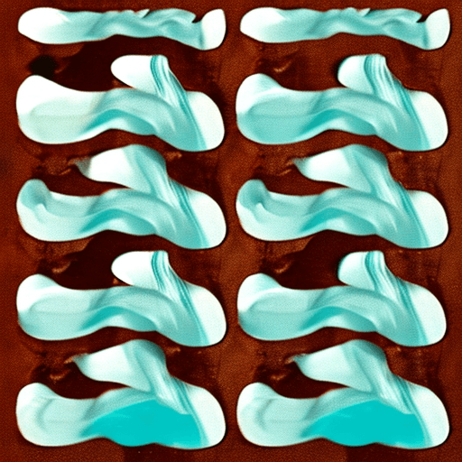 AI generated:  an image of a person with a flowing, sculptural hairstyle and garment that echo the movement of wat...