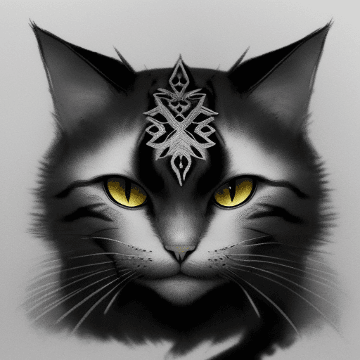 AI generated: "Generate an image of anthropomorphic cats portraying warriors from diverse cultures, each with a da...