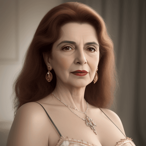 AI generated: Hermila Guedes, actress, realistic