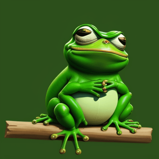 AI generated: pepe the frog