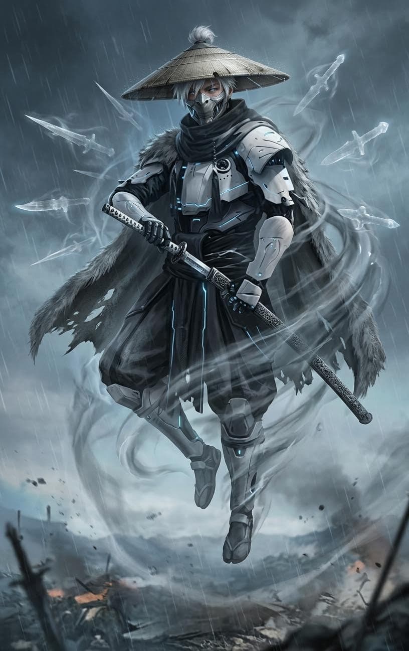 AI generated: create a male demon that Has the ability to manipulate air to his will including creating weapons of...