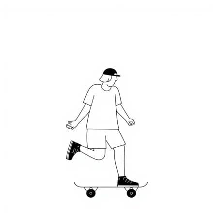 TRANCE|Simple line flat character - Image 3