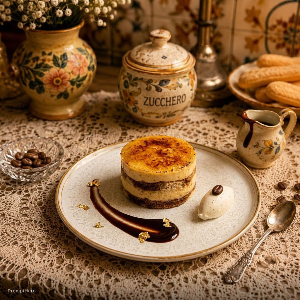 AI generated: You can find excellent free prompts for restaurant dishes, cocktails, wine photography, and food adv...