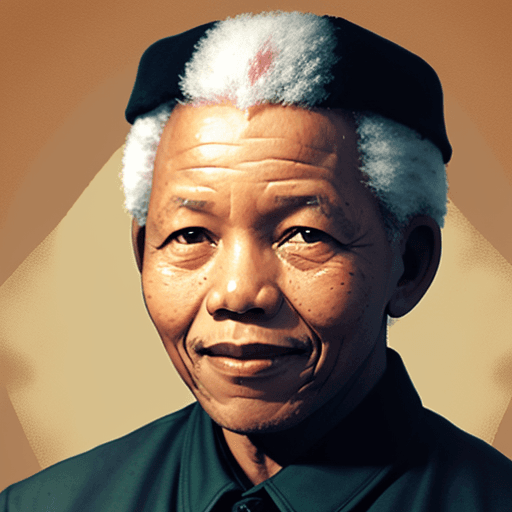 AI generated: Image of Nelson mandela