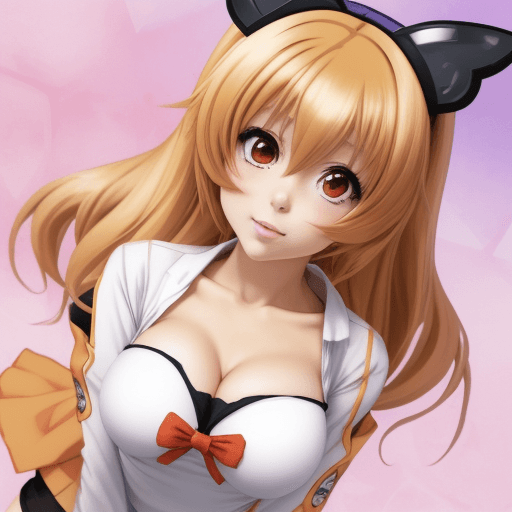 AI generated: anime girl hooters